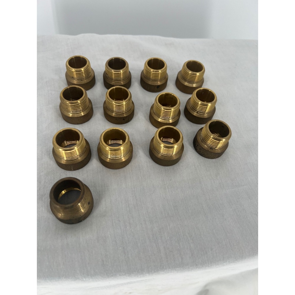 Lot of 13 3/4 firesprinkler head extensions , 1/2 inch long